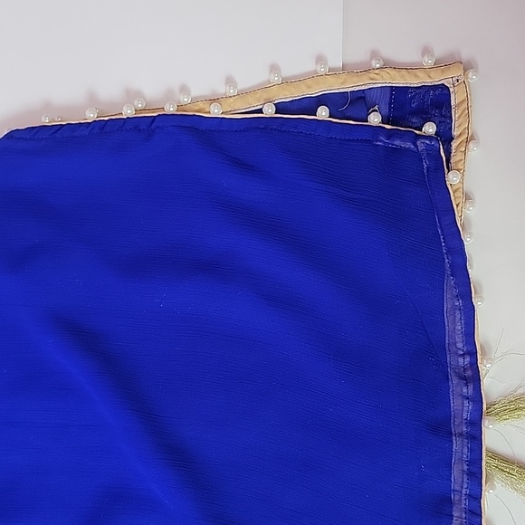 KURTA EMBROIDERED BLUE TOP KIDS/ 24 - Picture 8 of 9